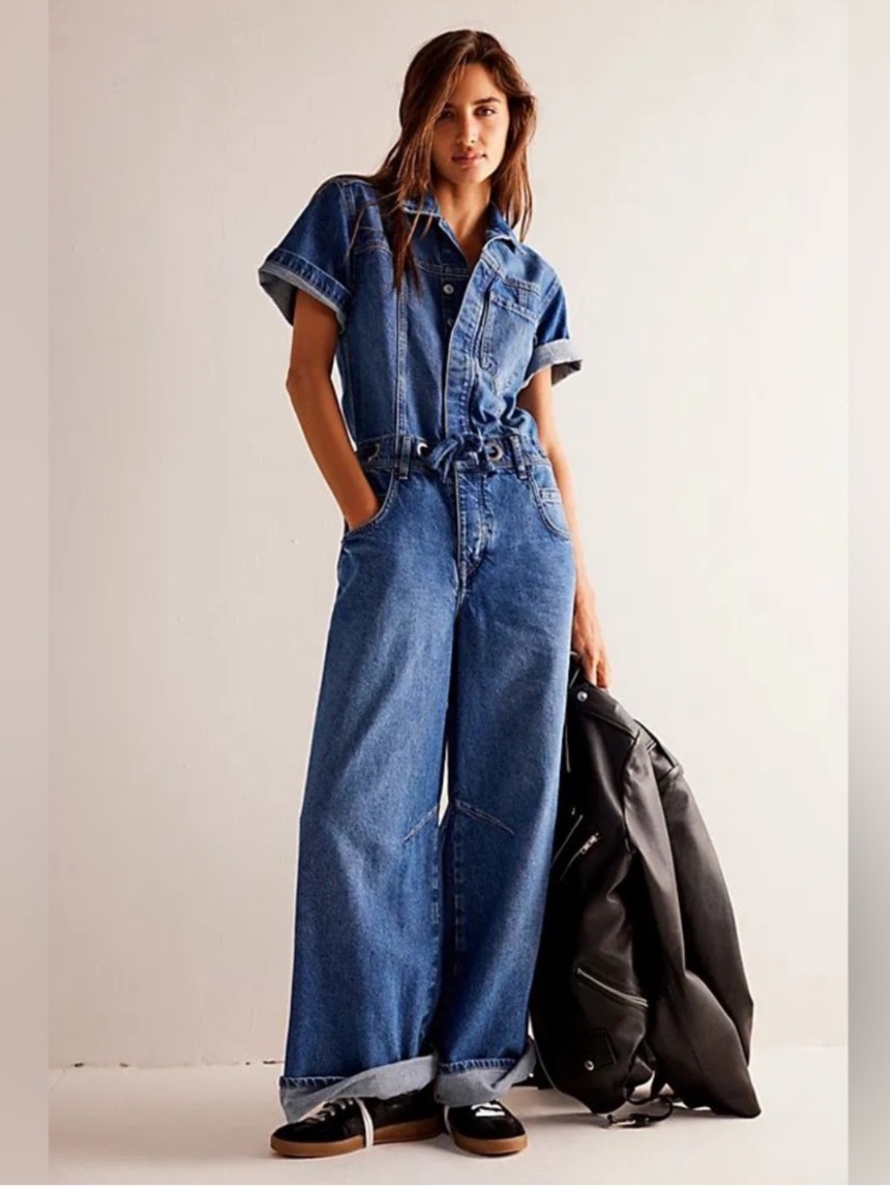 NWOT We The Free Edison Wide Leg Coveralls